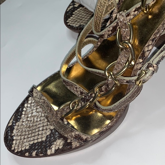 Coach Libertie Python print strappy heels - Picture 5 of 10
